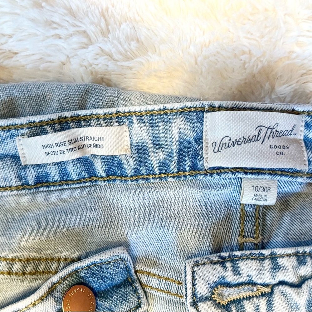 Universal Thread High Rise Slim Straight Jeans - Picture 9 of 11